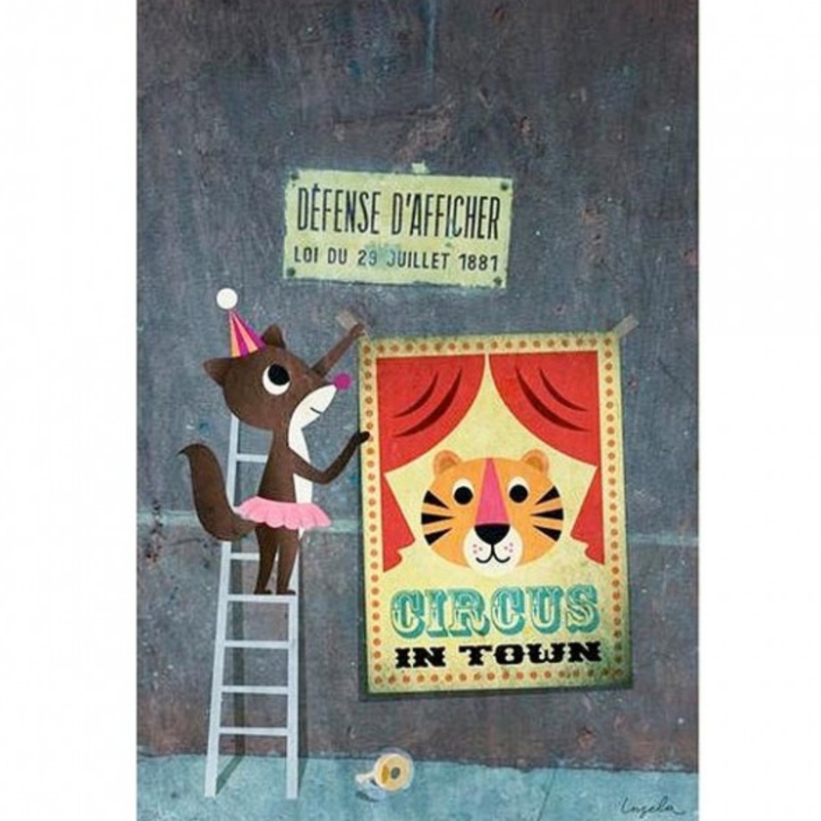 Circus in Town Poster
