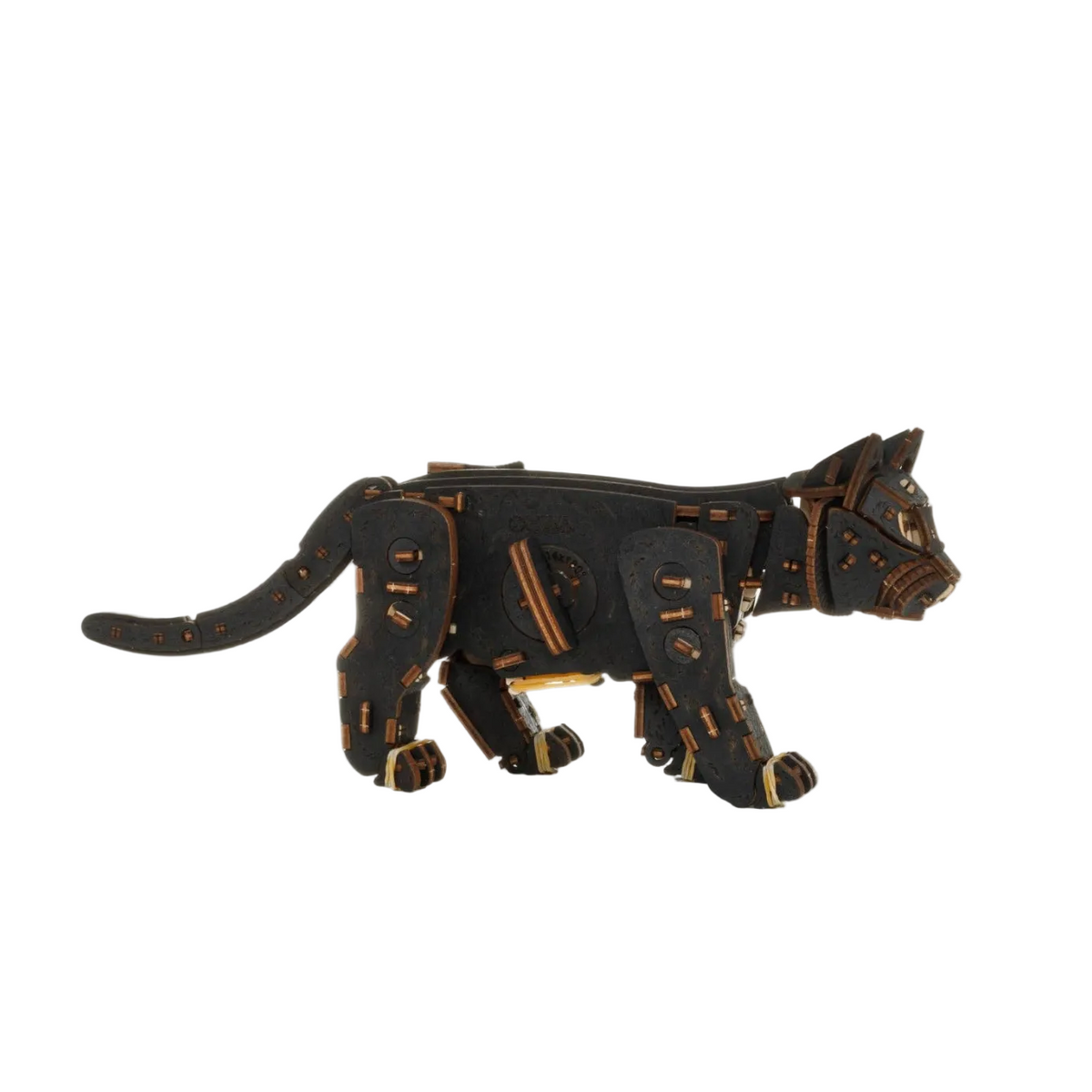 Black Kitten -mechanical wind-up 3D-puzzle