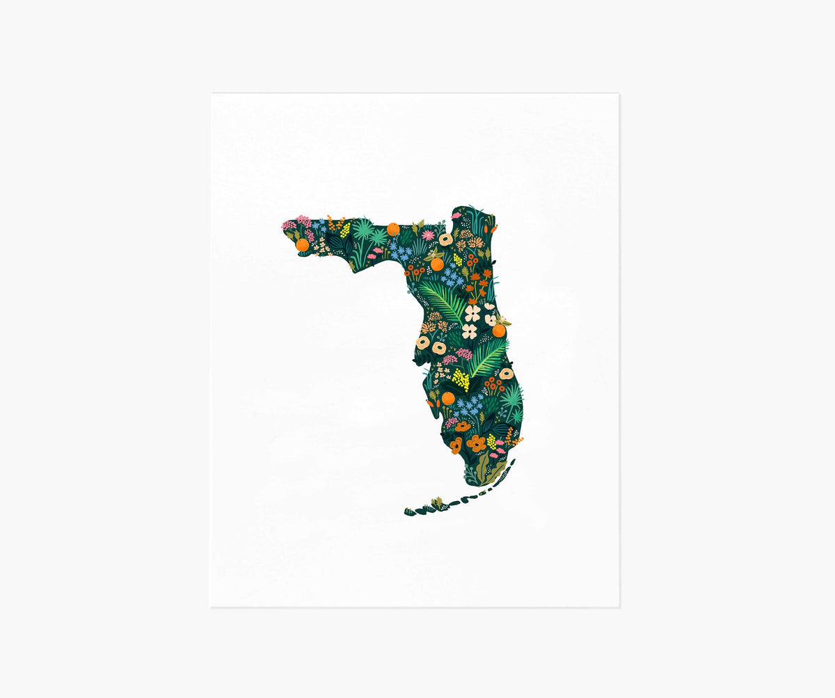 Florida Wildflowers Art Print