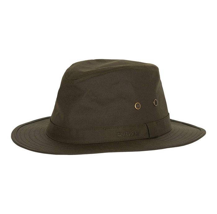 Barbour Hattur Wax Safari Hat Olive - Kormákur & Skjöldur