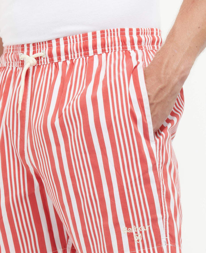 Barbour Sundbuxur - Deckham Swim Shorts - Red