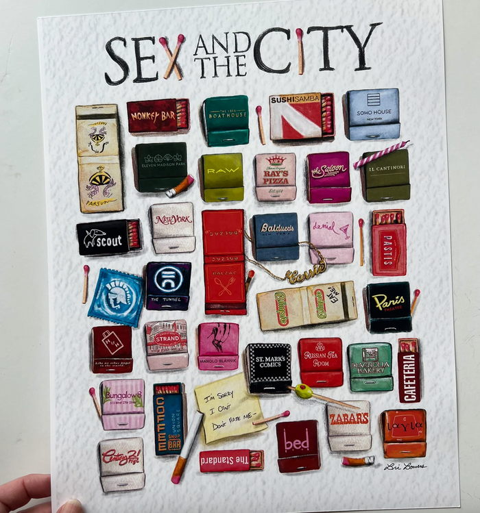 Bri Bowers - Louisville Sex and the City Matches 11x14 Print