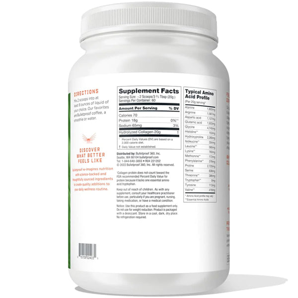 Bulletproof Collagen Peptides 2.65lbs