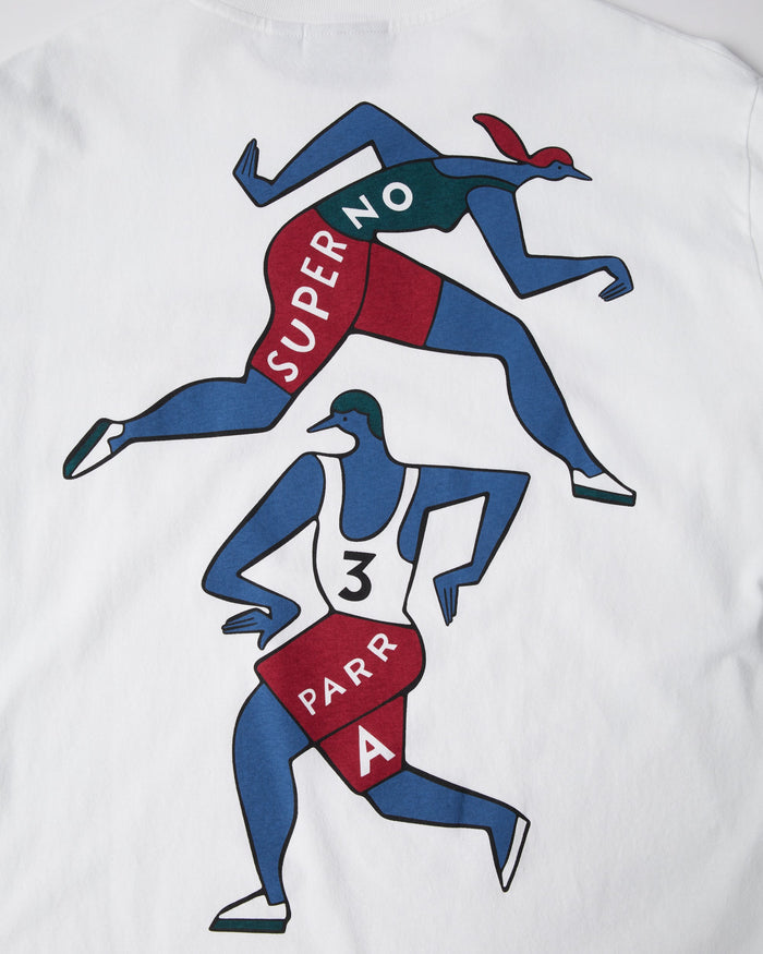 By Parra Not Finished Long Sleeve T-Shirt - White