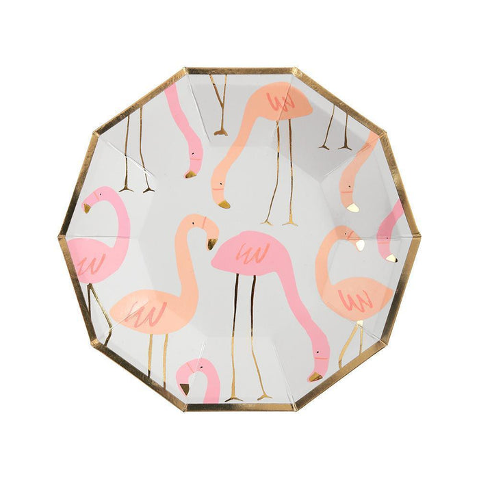 Flamingo Hex Small Plates