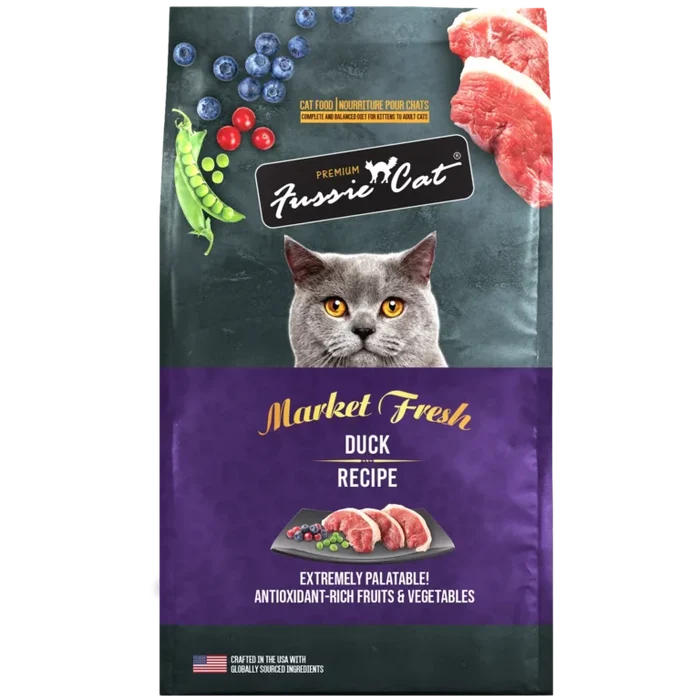 Fussie Cat Market Fresh Duck Dry Cat Food