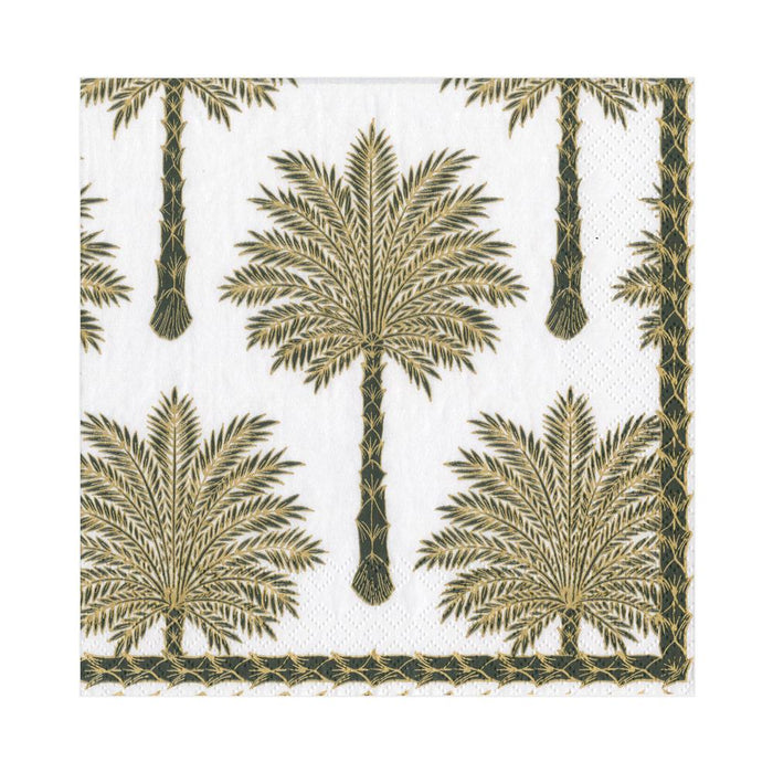 Grand Palms Black Luncheon Napkin