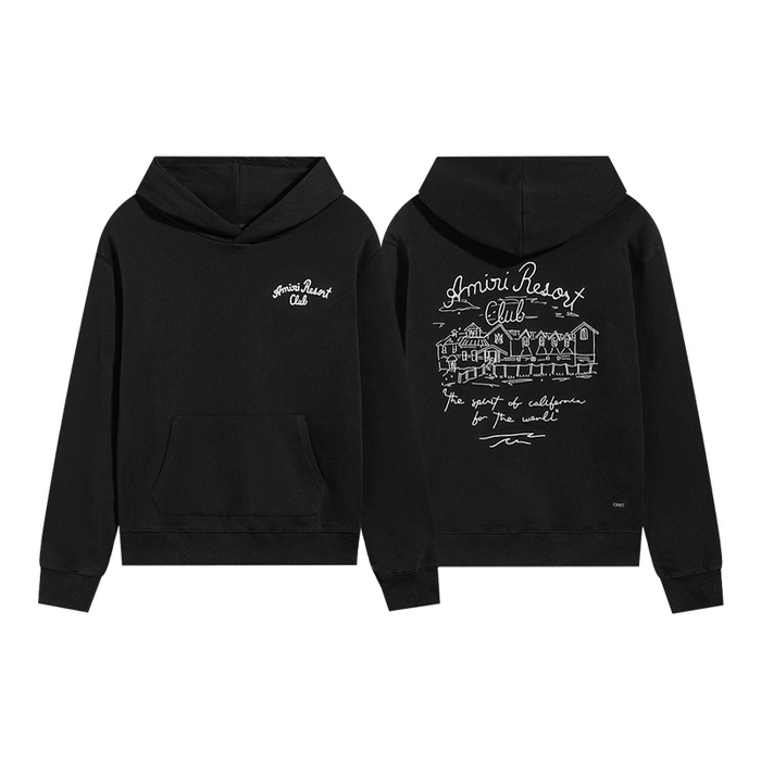 Hoodie Amiri Resort Club Black