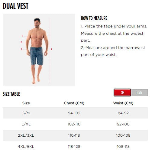 Jobe Dual Life Vest Buoyancy Aid - Blue