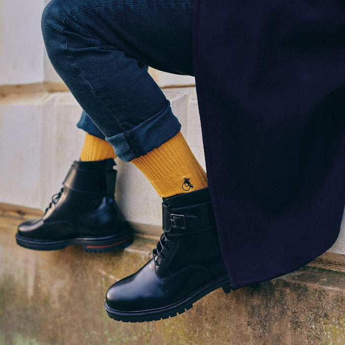 London Sock - Boot Sock - East India Saffron - Kormákur & Skjöldur