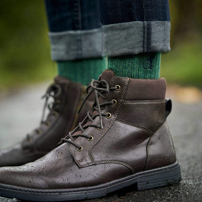 London Sock - Boot Sock - Moss Green - Kormákur & Skjöldur