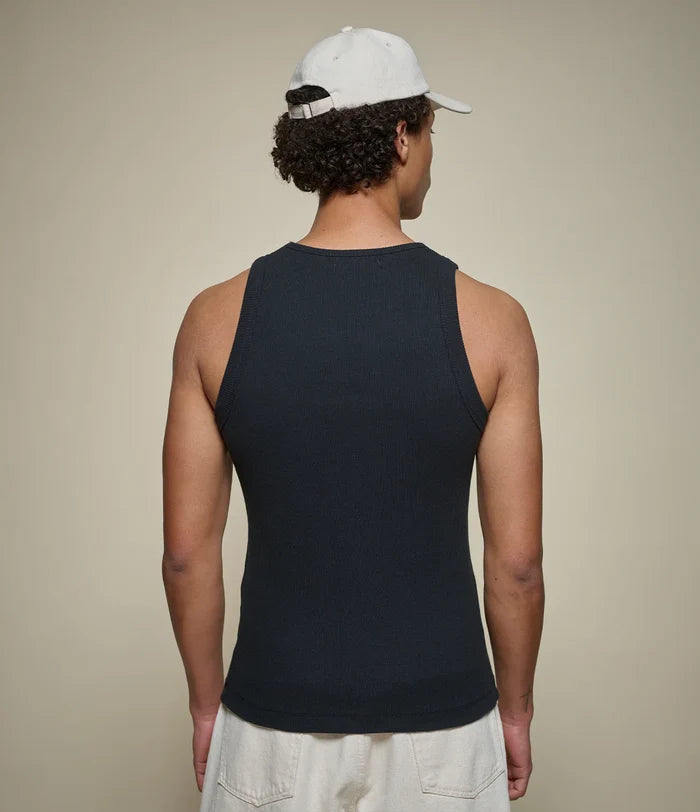 Merz B. Schwanen Cotton Tank Top Black - Kormákur & Skjöldur