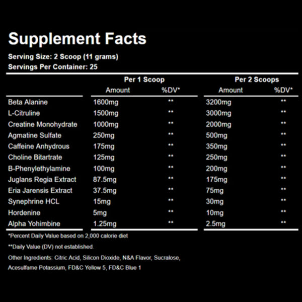MHN Arez Titanium Pre-Training 25 Servings