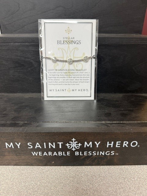 MY SAINT MY HERO-STELLAR BLESSINGS BRACELET-SILVER