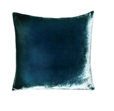 Ombre Velvet Pillow in Shark- 8 Size Variants