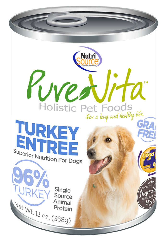 PureVita Grain Free Turkey Entrée Wet Dog Food
