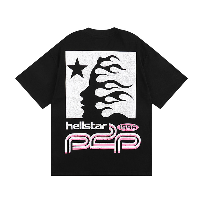 T-Shirt Hellstar Sport black / pink