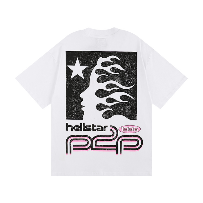 T-Shirt Hellstar Sport white/ pink