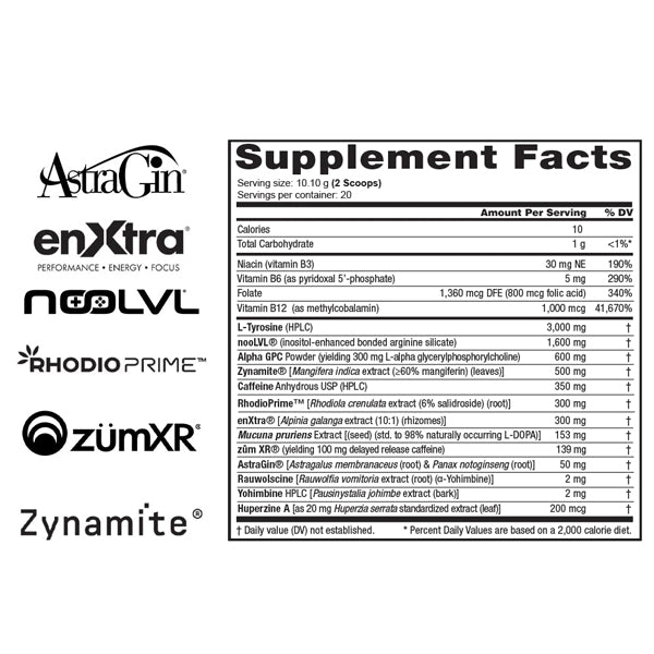 Unbound Unload Beyond Pre-Workout 20 Servings