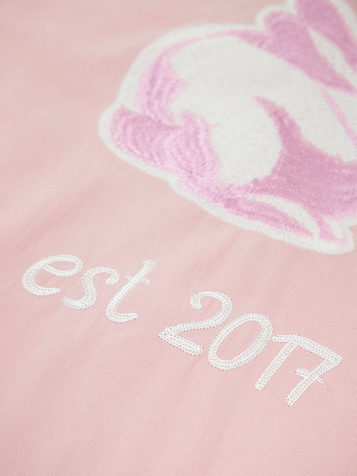 Vandy The Pink Rabbit Work Button Shirt Pink