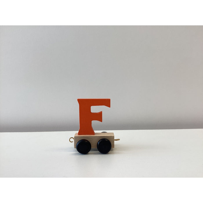 Wooden Name Train Letter F