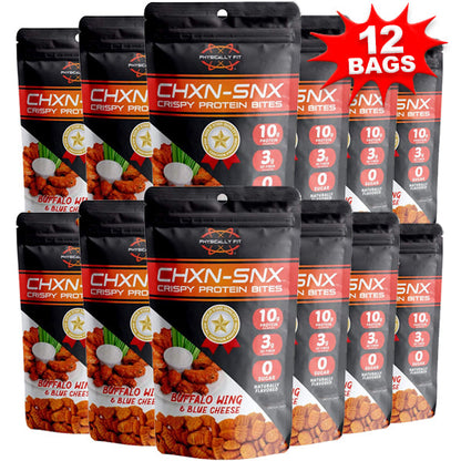 12 x 1.8oz CHXN-SNX Crispy Protein Bites