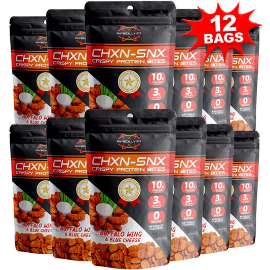 12 x 1.8oz CHXN-SNX Crispy Protein Bites