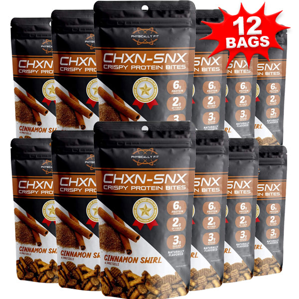 12 x 1.8oz CHXN-SNX Crispy Protein Bites