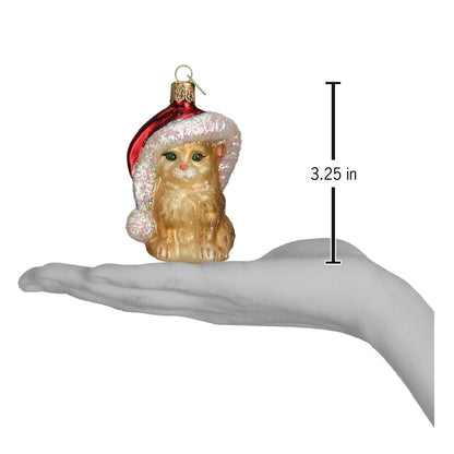 Santa's Kitten Ornament