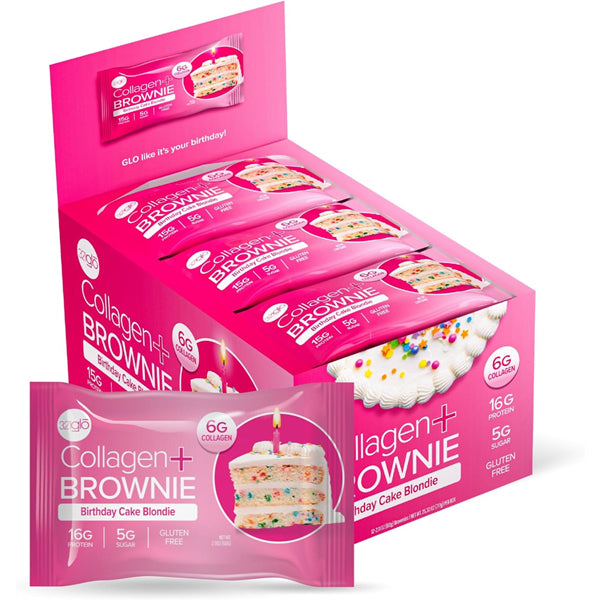 321glo Collagen+ Protein Brownies 12pk