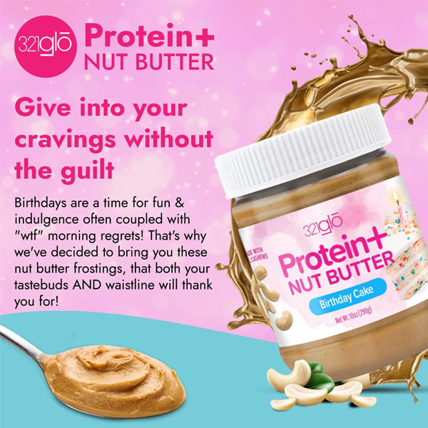 321glo Protein+ Nut Butter 10oz