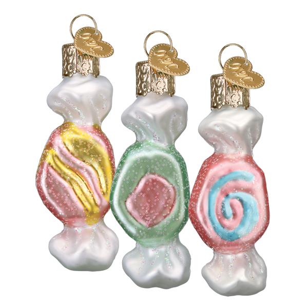 Salt Water Taffy Set (3pc) Ornament