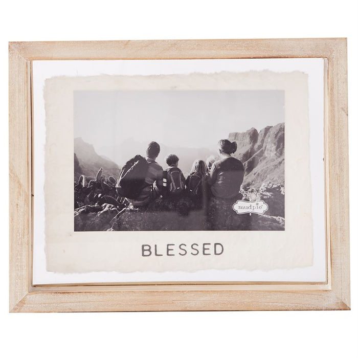 4 X 6 Blessed Glass Frame
