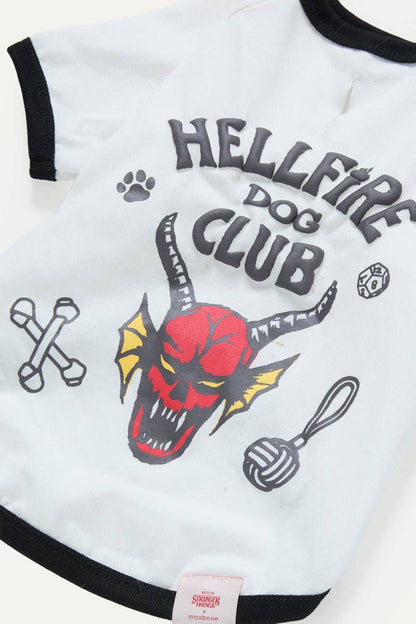 maxbone - Stranger Things x maxbone Hellfire Dog T-Shirt