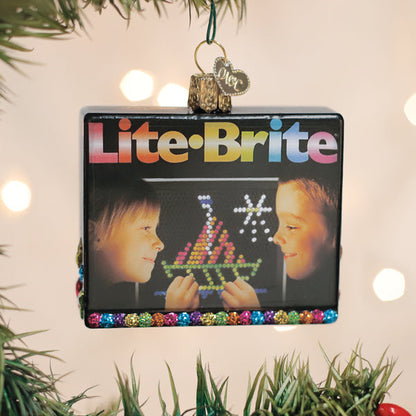 Lite Brite Box Ornament