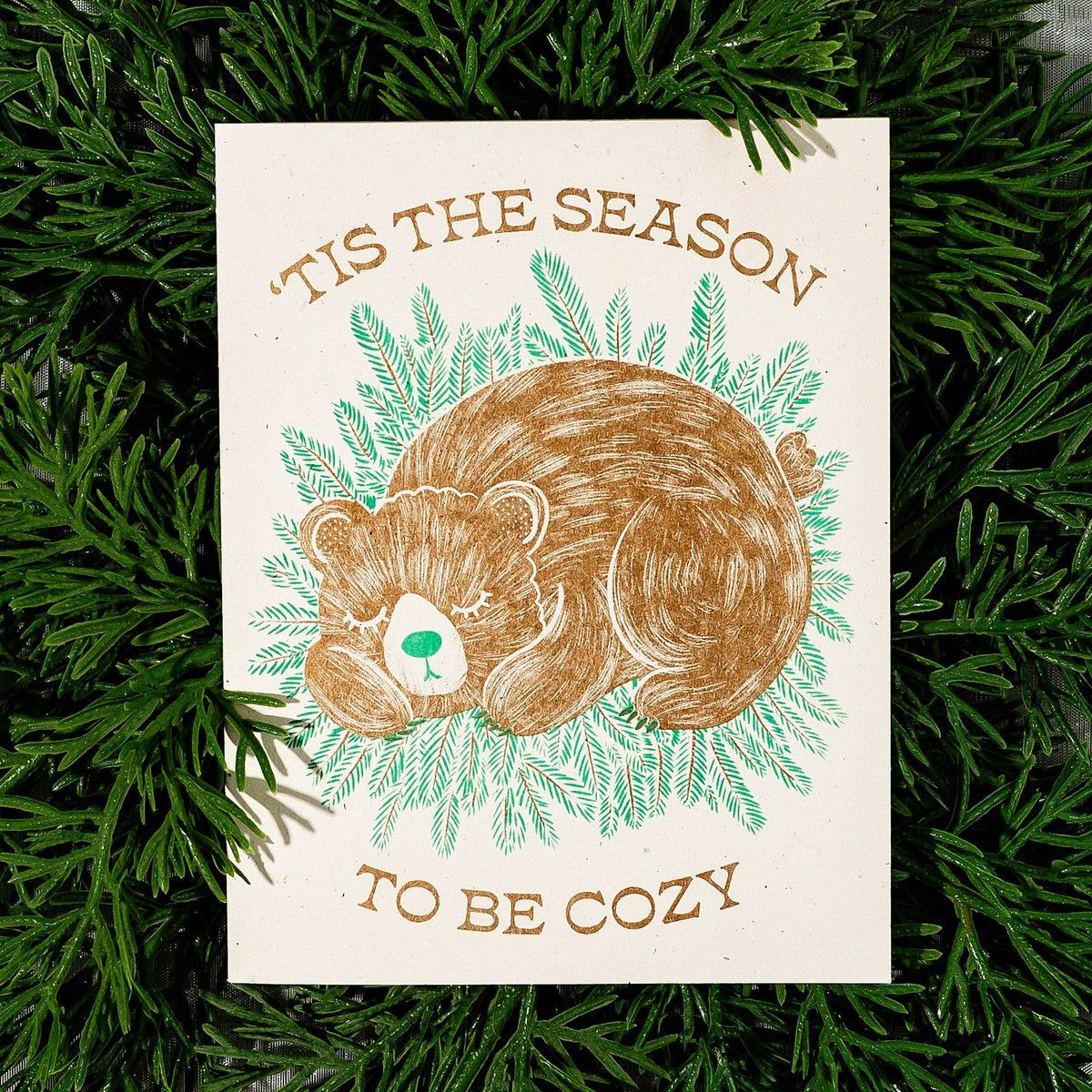 'Tis The Season - Risograph Holiday Card