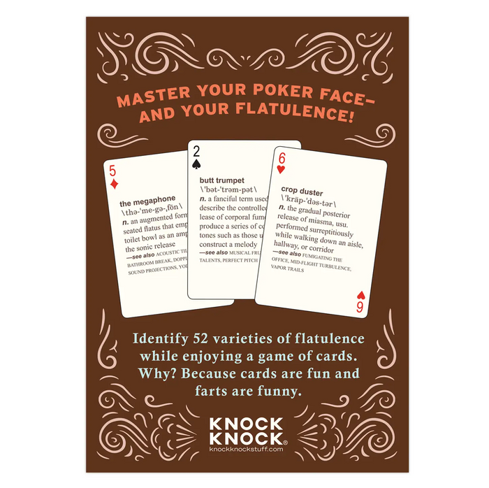 52 Farts Playing Cards Deck