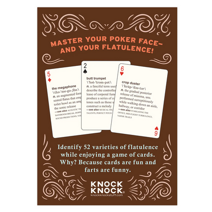 52 Farts Playing Cards Deck