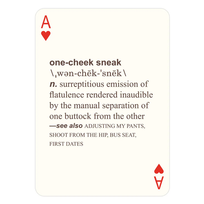 52 Farts Playing Cards Deck