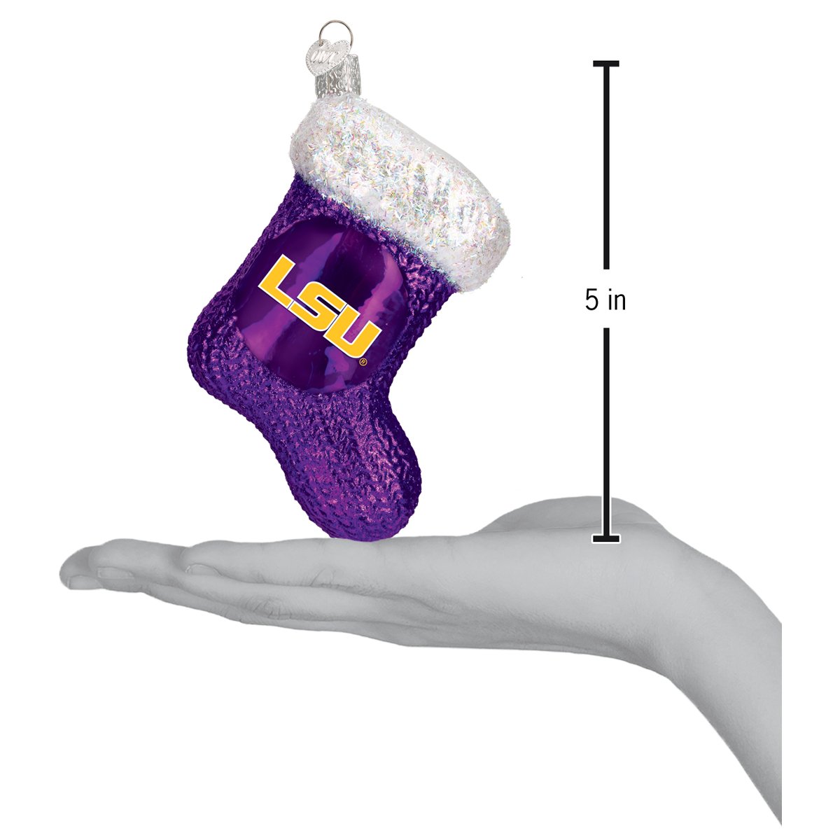 LSU  Stocking Ornament