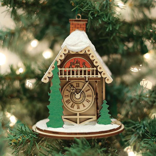 Alpine Time Clock Shoppe Ornament