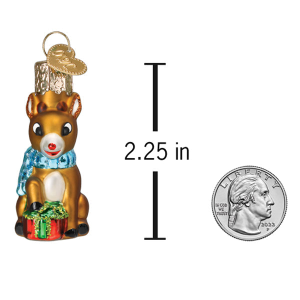 Mini Rudolph The Red-Nosed Reindeer Ornament