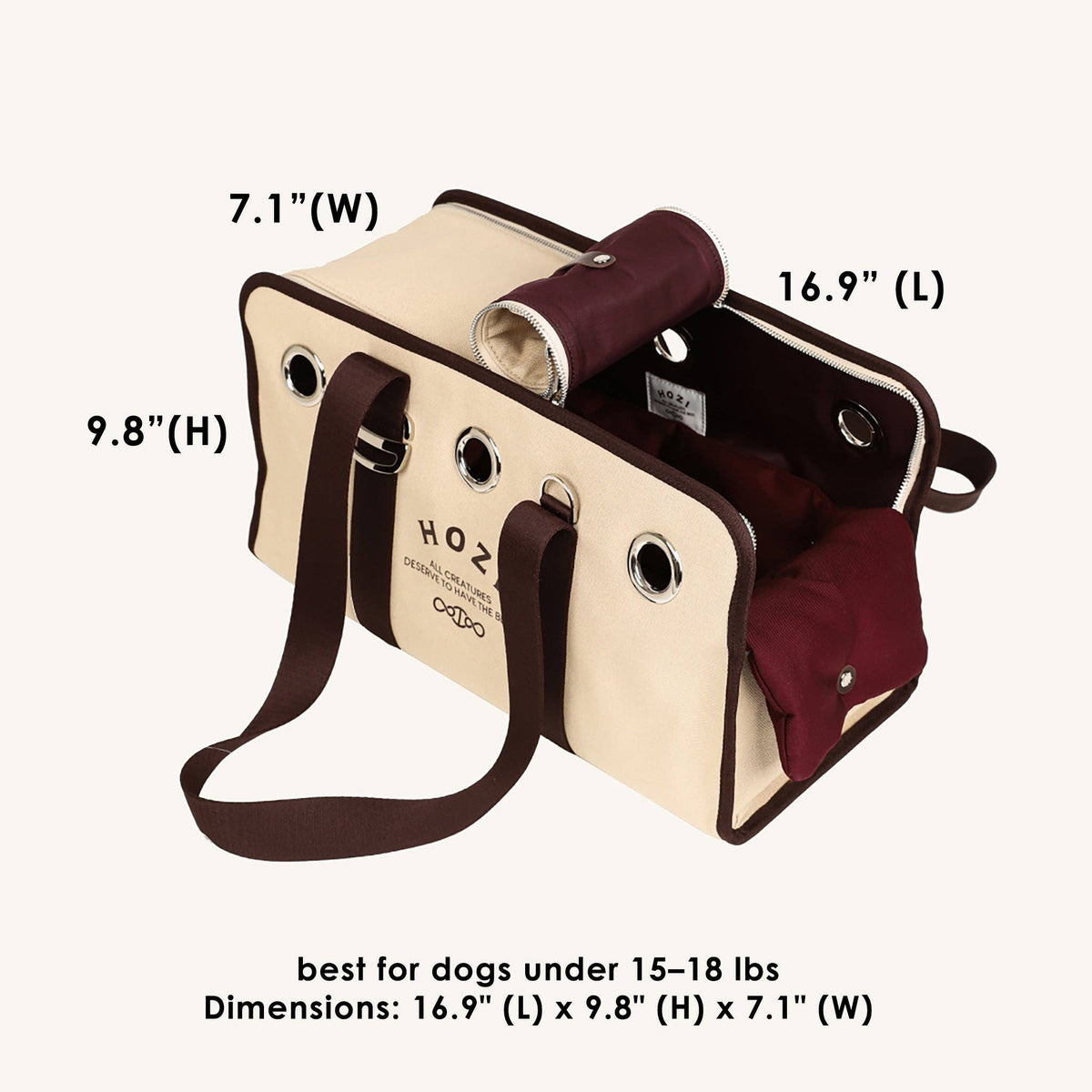 Hozi - Hozi Canvas Carrier - Beige