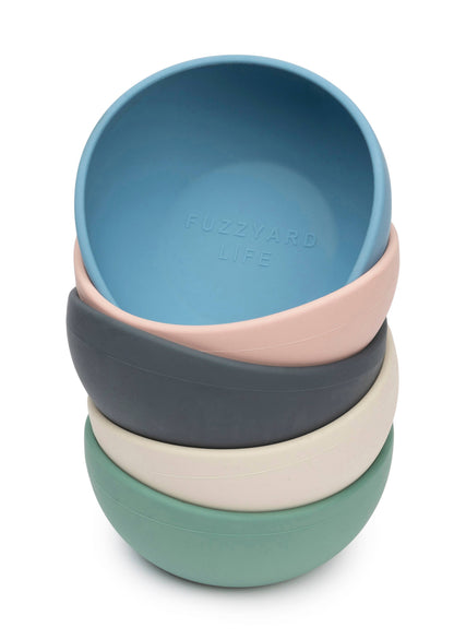 FuzzYard Life Silicone Bowl - Soft Blush M