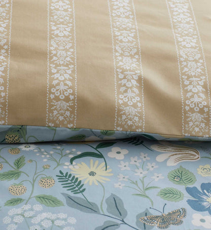 Percale Comforter - Strawberry Fields Slate