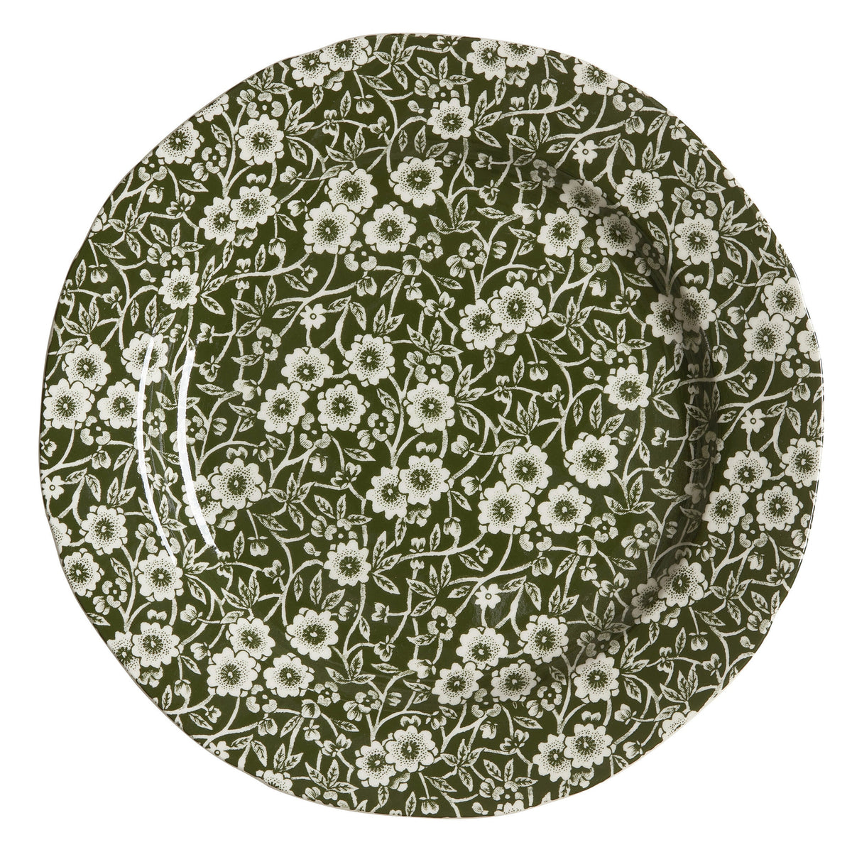 Burleigh Dark Green Plate 21.5cm