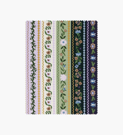 Gemma Canvas Metallic Fabric - Cool