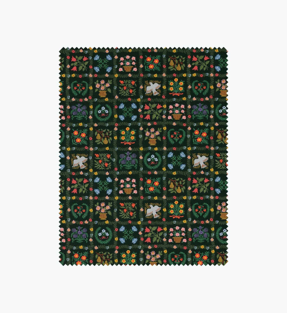 Helena Cotton Fabric - Evergreen