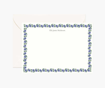 Floral Personalized Stationery  - Delphine