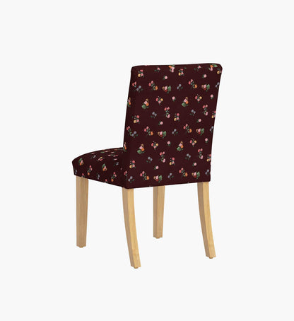 Lorraine Dining Chair - Ditsy Dahlia Burgundy